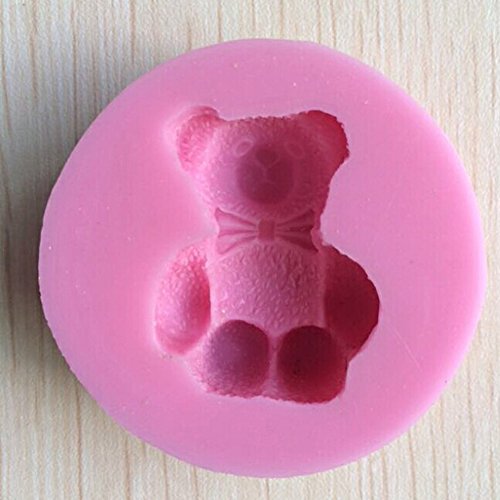 Karen Baking Nette und reizende Bären-Form-3D Silikon Backform für Kuchen-Fondant Dekorieren - 3