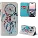 Produktbild ToneSun Xiaomi Mi A2 Lite/Redmi 6 Pro Hülle Case, PU Leder Filp Wallet Handyhülle Flipcase: 3D Gemalt Bookstyle Multifunktionale Tasche Cover Brieftasche Schutzhülle in Twin Windspiele