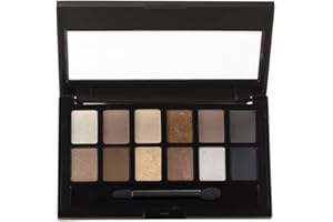 Maybelline New York – Palette Fards à Paupières – The Nudes – 12 couleurs