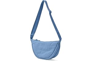 ANYWN Borsa tracolla Donna Borsa tracolla mezzaluna, Borsa marsupio Donna casual Hobo, Piccola Borsa a spalla Donna con tracolla regolabile