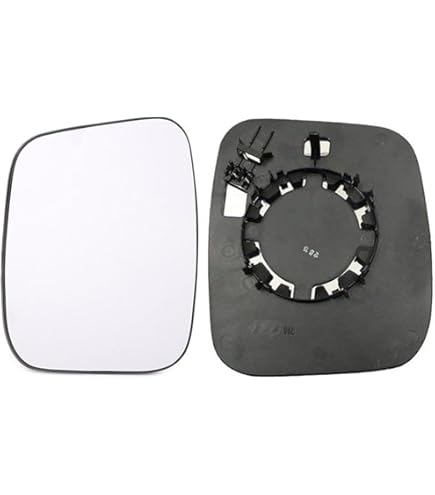 Voiture Chauffant Verre Retroviseur Pour Fiat Qubo Fiorino/Citroen Nemo/Peugeot Bipper 2008-2020, Miroir Rétroviseur Latéral Glace Rétroviseur Remplacement Conduite Côté Miroir,Right