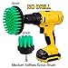 Produktbild OxoxO Drill Brush - 2 "5" Bohrmaschine Attachment Medium Steifheit Borsten Scrubbing Scrubber Reinigungsset für Küchenschränke Theken Linoleum Badezimmer Dusche Fliesen Porzellan