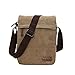 Produktbild Umhängetasche, geeignet für Laptops (35,6 cm/ 14 Zoll), Bücher, Schule, Arbeit, aus Segeltuch, für Männer und Frauen, Herren, Others, Khaki Small