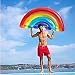 Produktbild Mystery&Melody Aufblasbare Regenbogen-Floss-Luftmatratze nehmen auf Wasser für Sommer-Wasser-Partei für erwachsene Kinder ein Sonnenbad