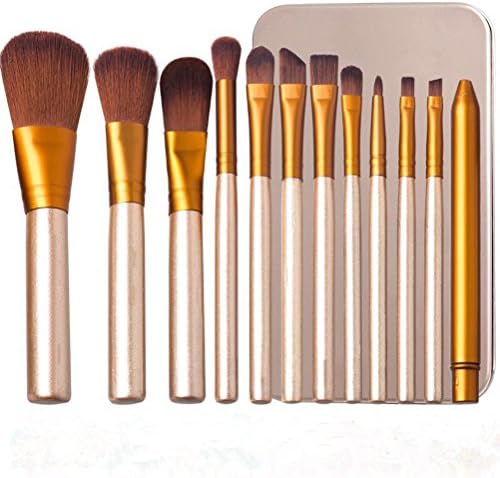 happyle Make Up Brushes Professional 12 Pieces Foundation Blush Powder Eyeshadow Blending Brushes Cosmetic Brush