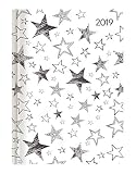 Minitimer Style Sterne 2019 - Taschenplaner / Taschenkalender A6 - Weekly - 192 Seiten by 