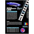 aqua nature Colour Enhancement Led With Uva & Uvb Spectrum Tanning Lights For Arowana, Tropical,Reptiles & Marine Fishes (Blue, 53Cm), Glass, Corded Electric