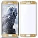 Produktbild moex 3D Panzerfolie für Samsung Galaxy S7 Edge | Panzerglas Full Screen Glasfolie [Tempered Glass Curved] Protector Glas Displayschutz-Folie für Samsung Galaxy S7 Edge Schutzfolie, Gold