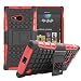 Produktbild Microsoft Nokia Lumia 730 /735 Case, DRUnKQUEEn Heavy Duty Rugged Hybrid Armor Dual Layer Hard Shell Tread Grenade Grip Cover with Kickstand for Nokia Lumia 730 / Nokia Lumia 735 (Verizon/Sprint)