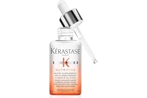 KÉRASTASE Nutritive - Sérum Concentré Pointes Sèches - Prévient l'Apparition des Fourches - Vitamines + Huile + Polymères Anti-Sécheresse - +71% Hydratation Immédiate* - 50 ml