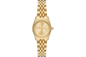 Michael Kors Lexington Watch für Damen, 26mm Quarz-Dreizeigerwerk mit Edelstahlarmband