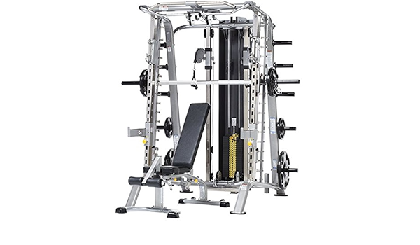 Tuff Stuff Fitness Csm 725ws Evolution Smith Machine Half Rack Package With Multi Angle Utility Workout Bench Functional Training Gym Amazon In Sports Fitness Outdoors