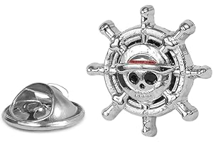 GEMELOLANDIA Spilla con bottone a forma di One Piece Timon Anime | Spille regalo Originali | Per camicie, vestiti o per il tuo zaino | Regali unici e speciali