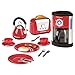 Price comparison product image Casdon Little Cook Morphy Richards Toy Kitchen Set Model 647 Kettle Toaster Coffee Maker Cutlery Crockery Play Food Age 3-8 Years