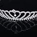 Foxnovo Delicate Wedding Bridal Prom Shining Rhinestones Crown Tiara with Comb