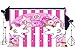 Produktbild JoneAJ Vinyl 7X5FT Mädchen 1. Geburtstag Hintergrund Baby Dusche Süßigkeiten Lutscher Donut Palm Hände EIS Weiße Streifen Tapete Cartoon Fotografie Hintergrund für Fotostudio Requisiten
