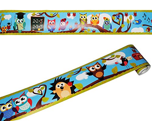 alles-meine.de GmbH Wandbordüre - Selbstklebend - Eulen & Waldtiere - 5 m - Wandsticker / Wand.. alles-meine.de GmbH Wandbordüre - Selbstklebend - Eulen & Waldtiere - 5 m - Wandsticker / Wand..