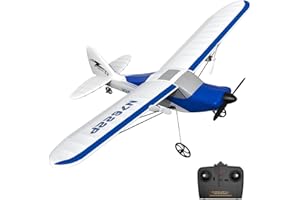 VOLANTEXRC Aereo RC Sport Cub S2 Aereo radiocomandato 2,4 GHz con 2 batterie e stabilizzatore giroscopio, giocattolo RTF RC a 2 canali, per principianti, bambini, adulti