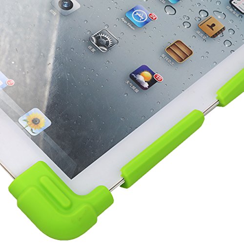 NEWSTYLE 8,9-10,5 Zoll Universal Tablet Ständer Halterung Hülle Ultra Slim Flexible Silikon Schutzhülle – Grün - 5