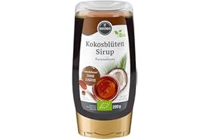 borchers Jarabe de flor de coco orgánico, natural, calidad orgánica, para endulzar y refinar 250 g