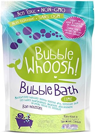 Bubble Whoosh Non Toxic Eczema Safe Kids Bubble Bath - Lime