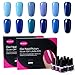 Produktbild clavuz 12 Gel Nagellack Set Magic blau rot Wein Grau Color Collection Soak Off Gel Nail LACOUER Nail Art Maniküre 8 ml NEW Starter Geschenk Kit