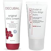 Decubal Kuru ve Hassas Ciltler i&ccedil;in Klinik Krem 250 ml ve Dudak Balmı 30 ml