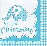 Sweet Baby Elephant Boy Napkins (Pack Of 18)
