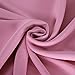 Deconovo Eyelet Curtain Ready Made Room Darkening Solid Thermal Ring Top Blackout Curtain for Living Room 140x260 cm Pink 1 Panel