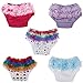 Baby Girl's Cotton Ruffle Panties Bloomers Diaper Cover for 0-2 Yds (White)