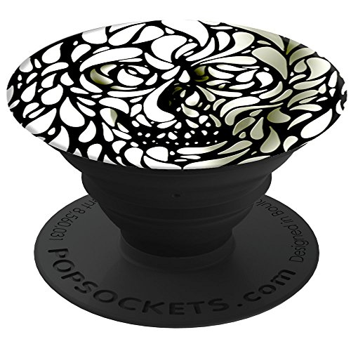 Preisvergleich Produktbild PopSockets PS20261 Skull Halterung für Handy schwarz / weiß