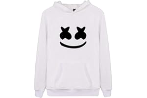 Silver Basic Chicos Niños Sudadera con Capucha DJ Música Electrónica Mellogang Sonrisa Alas