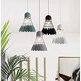 JU Gyy Home Hotel Beleuchtung Exquisite Kronleuchter, Nordic Kreative Badminton Kronleuchter Moderne Einfache Cafe Restaurant Badminton Eisen Kunst Deckenleuchte 40 * 50 cm E27