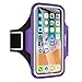 Produktbild Arteesol iPhone Sportarmband, Schweiß Beweis Handy Halter 13,2 cm mit Fingerabdruck Touch für iPhone X/8/7/6/5, Galaxy S7/S6/S4, Note 4, LG, Moto, Telefon Beutel für Running Training (4 Farben)