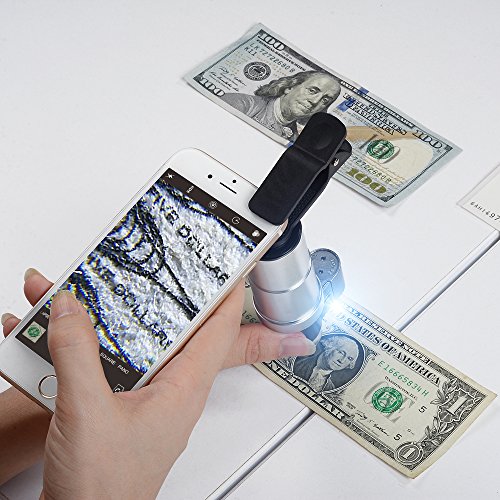 APEXEL 200X optisches Zoom Mikroskop Lupe mit Universal Clip fÃ¼r iPhone 7/6/6/6s plus Samsung Galaxy S7/S7 Edge S6/S6 Edge und die meisten Android Smartphone