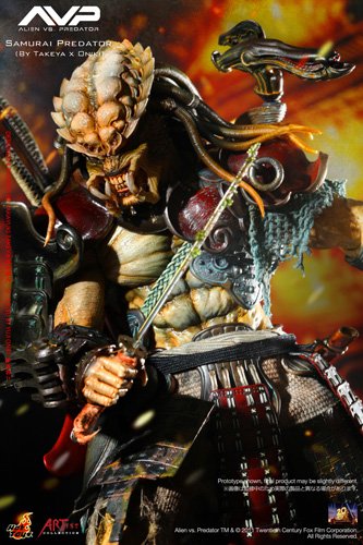 Alien Vs Predator Samurai Predator 1:6 Scale Figure By Hot Toys