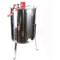 Aohuada Manuelle Honigschleuder Honey Honig 4 Waben Manual Bienenzucht Ausrüstung Imker für Anfänger Bienenzüchter…