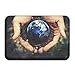 Produktbild Juzijiang Carpet Non-Slip Stain Fade Resistant Door Mat Night Moon Piano Play Outdoor Indoor Mat Room Rug 31.4 X 19.6 Inch(80x50cm)