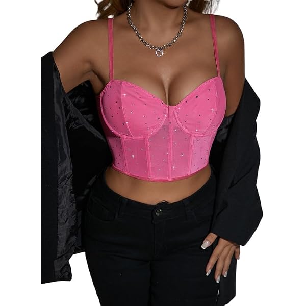 Bustier femme,Corset gothique Sexy pour femmes,soutien gorge Push Up,Corsage argent violet