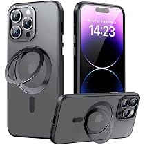 OLHAOMAO Handyhülle Für IPhone 14 Pro – Mit Magnetischem 360°-Ständer, Rutschfest & MagSafe-kompatibel