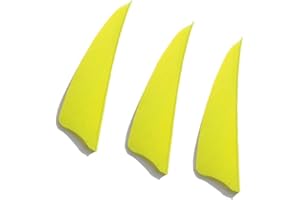 SHARROW 50pcs Tir à l'arc Plumes de Flèche 3" Plumes Naturelles Fletching Empennage de Flèche Plumes pour Flèches en Bois et Flèches de Carbone