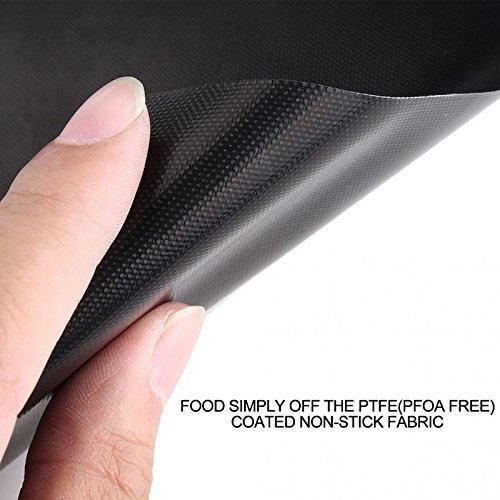 Annstory Set aus 2 Höchste Qualität BBQ Grill & Backen Mats, 100% nicht – stick , Perfekt für Backen auf Gas, Kohle und Elektrogrills – Wiederverwendbare, langlebig, 15.75 „x 13“ - 3