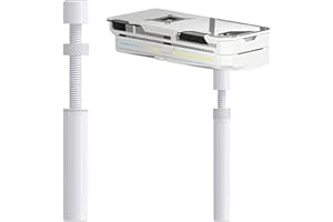 VLYX Soporte de Tarjeta Gráfica, Soporte de Gpu, Ajustable 74-120mm Gpu Soporte de Aleación de Aluminio Gpu Sag Bracket con Imán Gpu Anti Sag Bracket (Blanco)