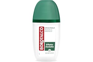 Borotalco, Deodorante Vapo Originale, Formula Senza Alcool con Talco a Cristalli Attivi, Tripla Protezione Asciutta, Profumo di Borotalco - Formato da 75 ml