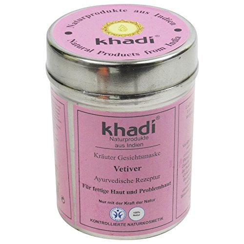 Khadi Maschera Viso Vetiver Pelli Grasse contro Brufoli e Punti Neri