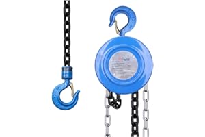 Pallit Palan CHAIN-S | Capacité de charge 1000 kg | Hauteur de levage 2,5 m | Poulie à câble avec crochet rotatif à 360°