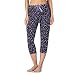Gorgeous Dd+ Womens Navy Spotty Cropped Pyjama Bottoms 10