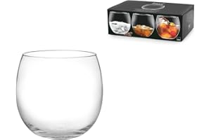 H&h set 6 bicchieri liquore bubbly in vetro trasparente cl16