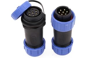 Eonvic HE21 Connecteur circulaire aéronautique 7 broches Fiche mâle femelle étanche IP68 Connecteur de câble en ligne pour signal d'alimentation d'appareil industriel