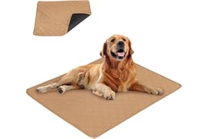 EASTLION Zmywalna mata dla psa, antypoślizgowa podkładki dla szczeniąt wielokrotnego użytku dla psów, super chłonna, wodoodporna mata dla psów, do użytku wewnątrz i na zewnątrz, do samochodu, w podróż